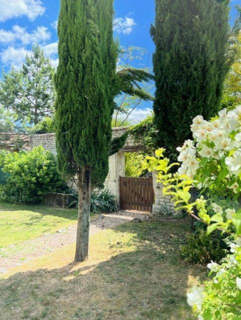 Les Coindries Villa Faye-la-Vineuse Bagian luar foto
